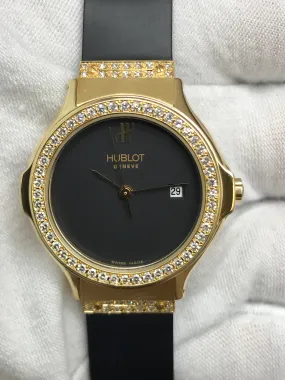 Hublot MDM Classic 1391.3 Black Dial Quartz Women's Watch