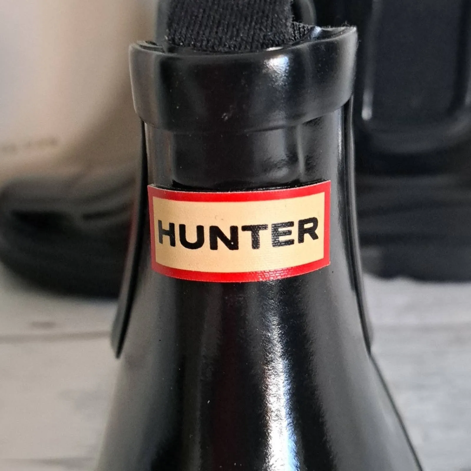 Hunter Big Kids Original Gloss Chelsea Boots Boy Girl