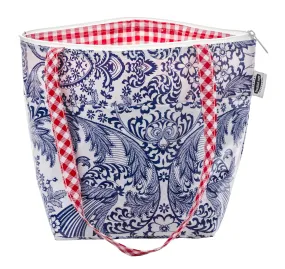 Insulated Thermal Lunch Bag Toile Blue