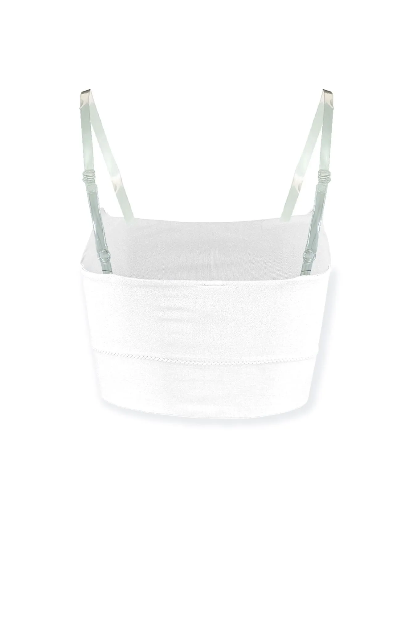 Khloe Clear Strap Crop Top