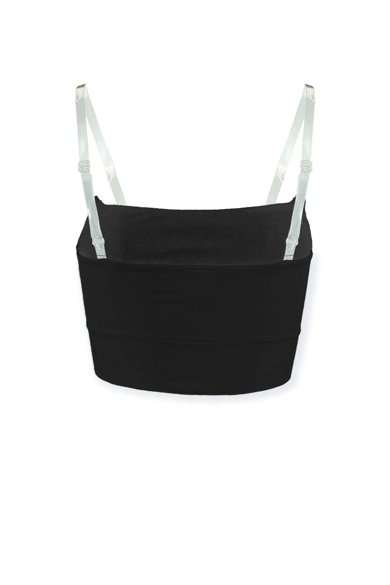 Khloe Clear Strap Crop Top