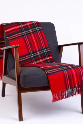 Lambswool Throw - Royal Stewart