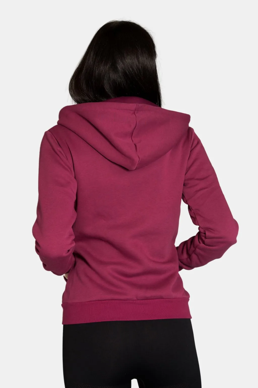 Luxurious FitPink Fleece Hoodie V2 - Deep Magenta