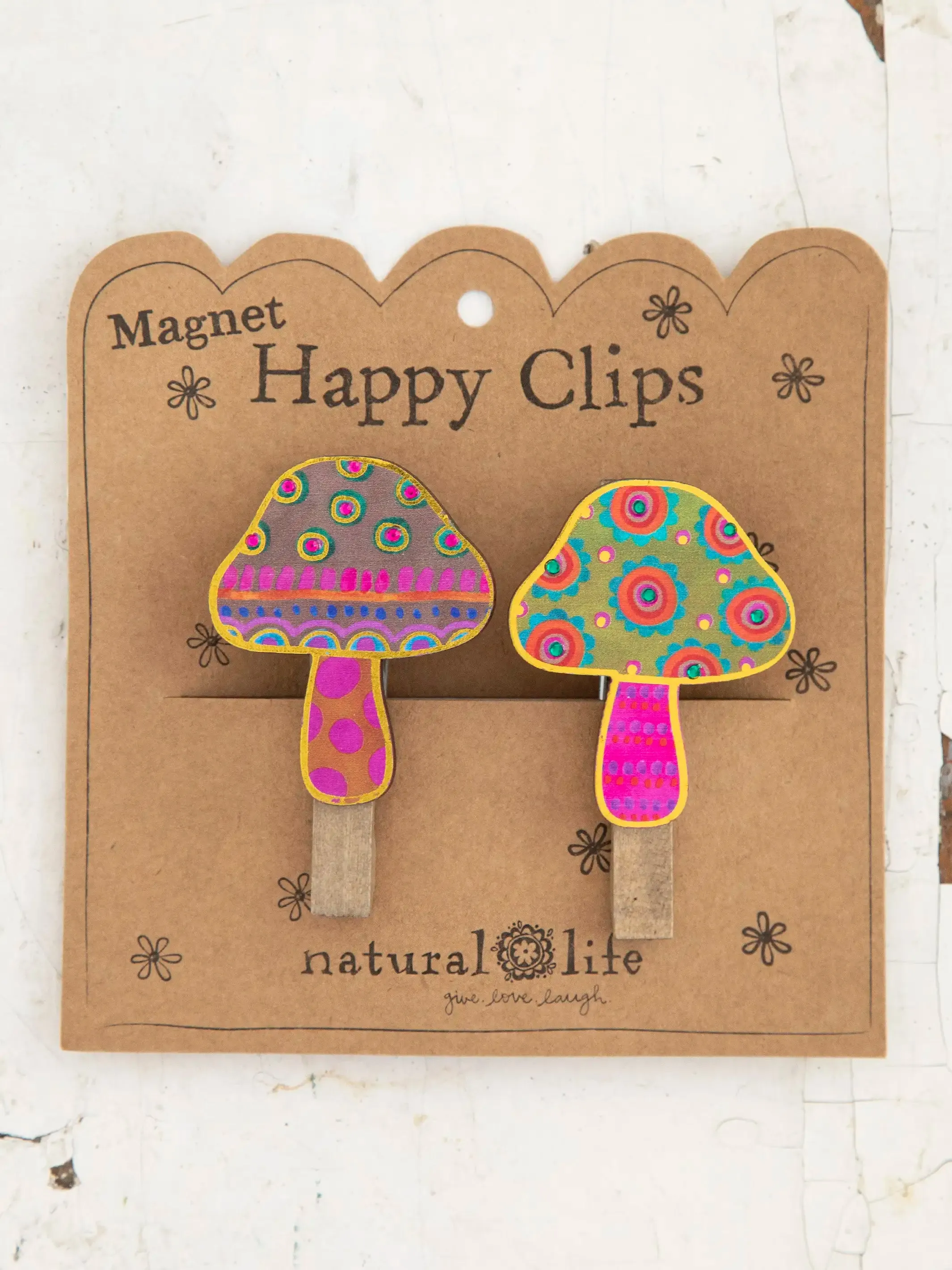 Magnet Bag Clips, Set of 2 - Mushroom