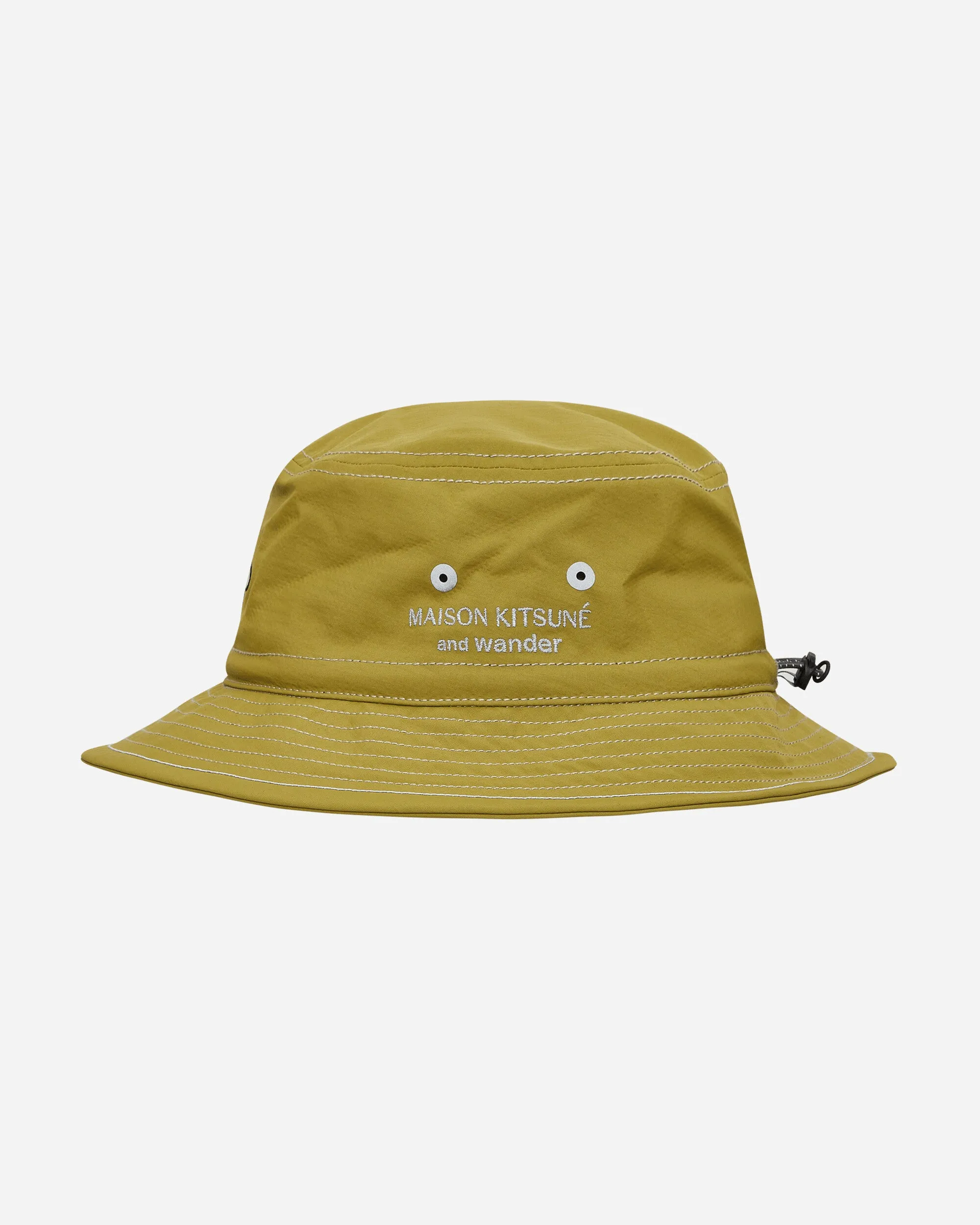 Maison Kitsuné Nylon Hat Green