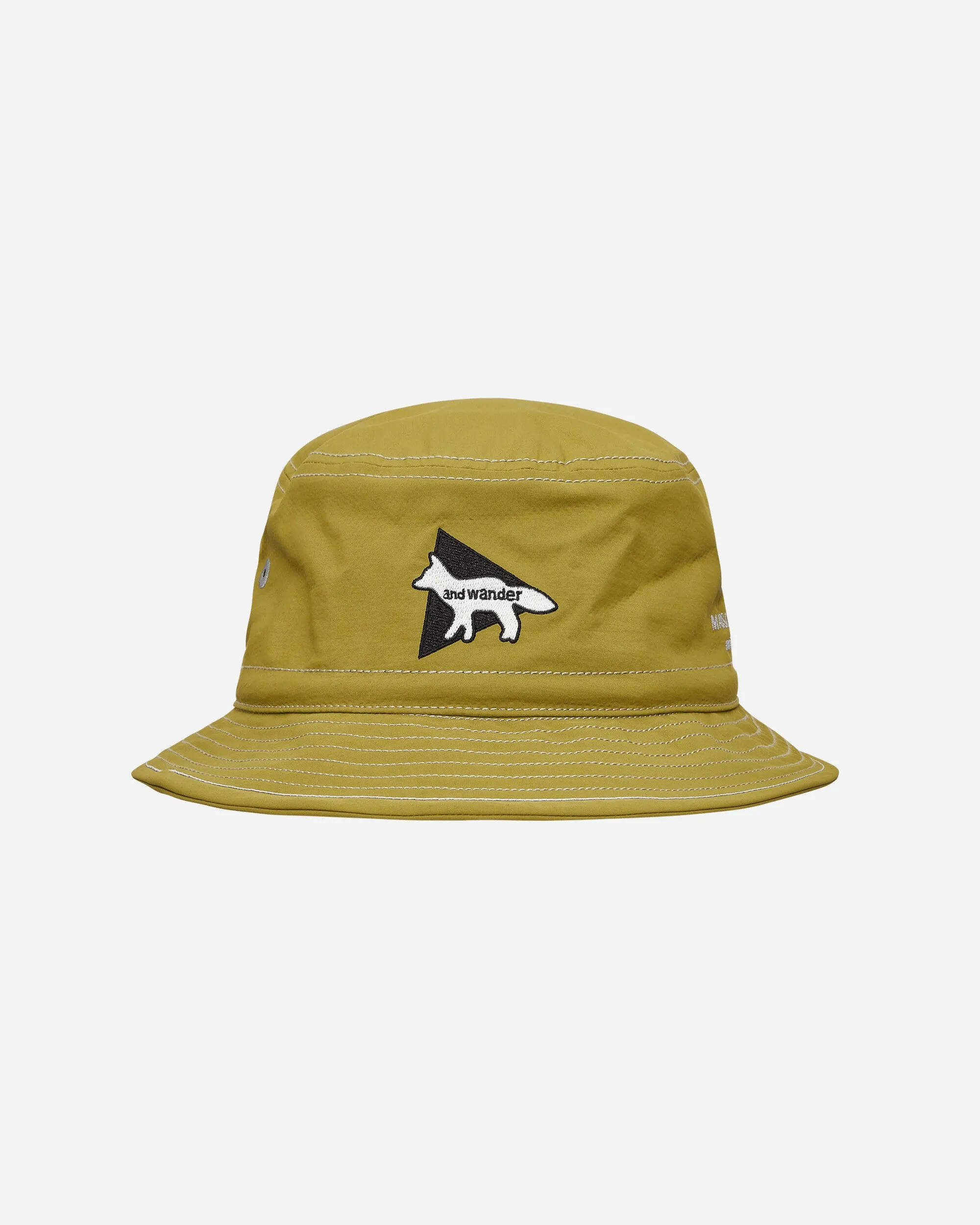 Maison Kitsuné Nylon Hat Green