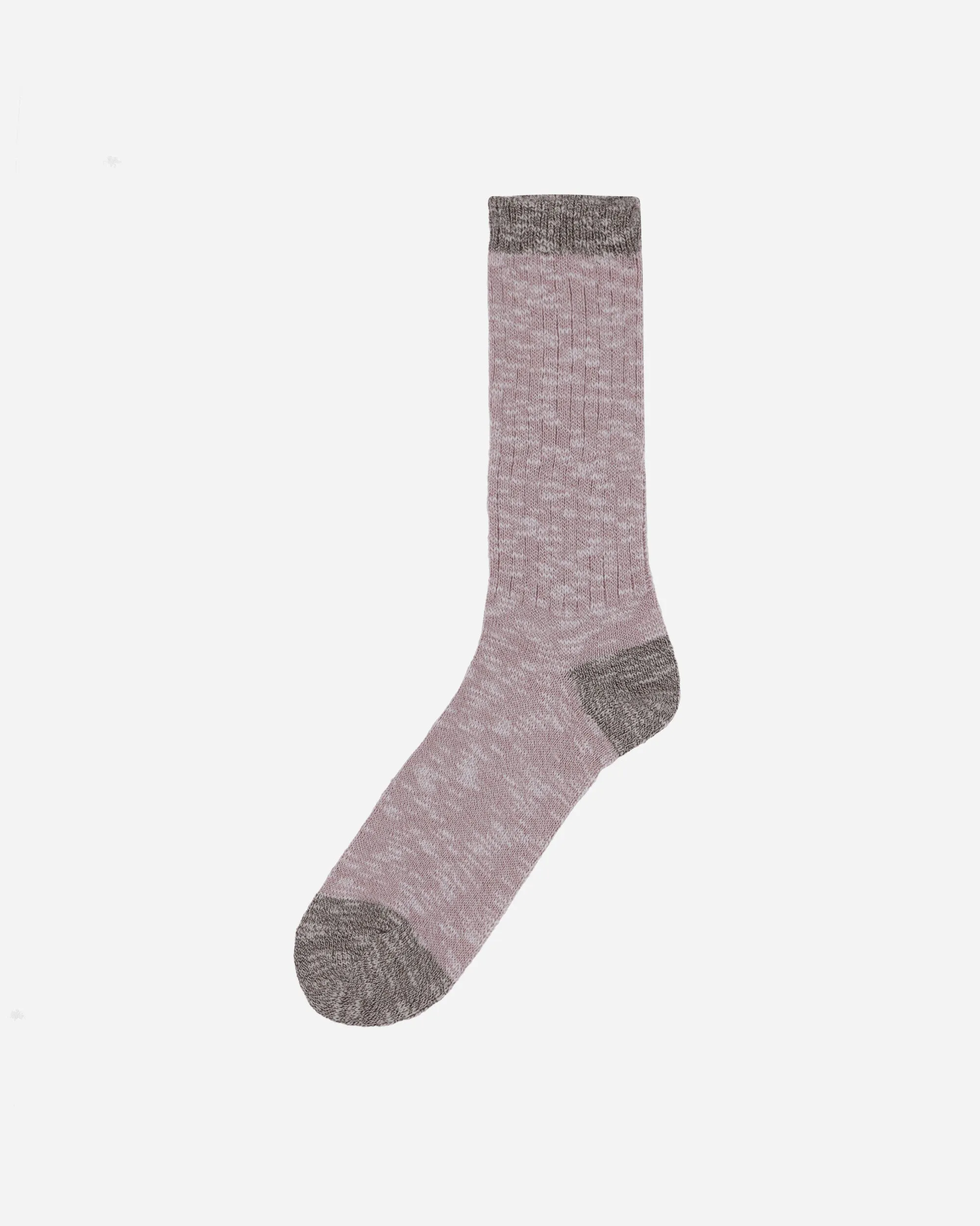 Marled Logohead Socks Pink