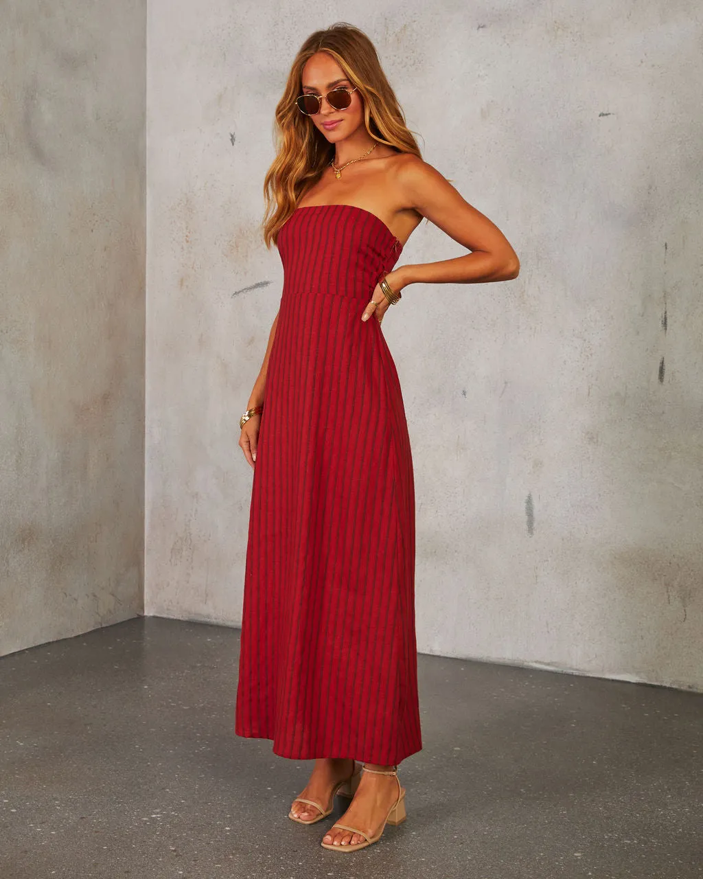 Need You Always Strapless Maxi Dress