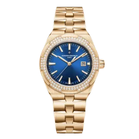 Overseas Self-Winding Blue Dial Diamonds