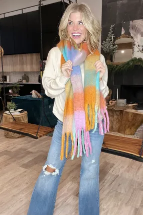 Oversized Colorful Scarf