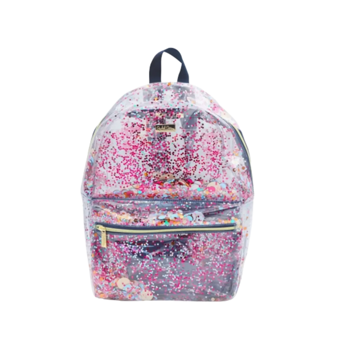 Packed Party Blue Confetti Backpack