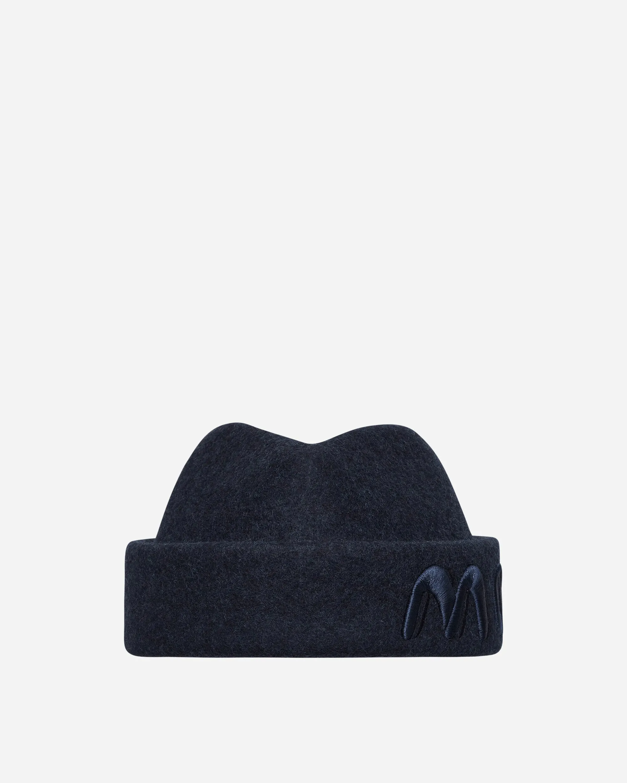 Salehe Bembury Wool Felt Beanie Navy