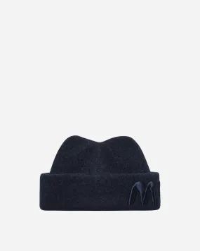 Salehe Bembury Wool Felt Beanie Navy