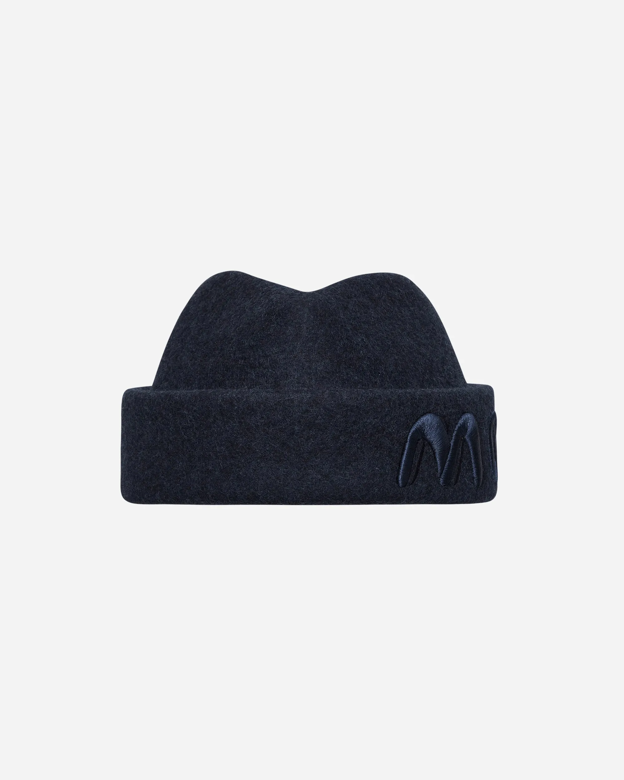 Salehe Bembury Wool Felt Beanie Navy