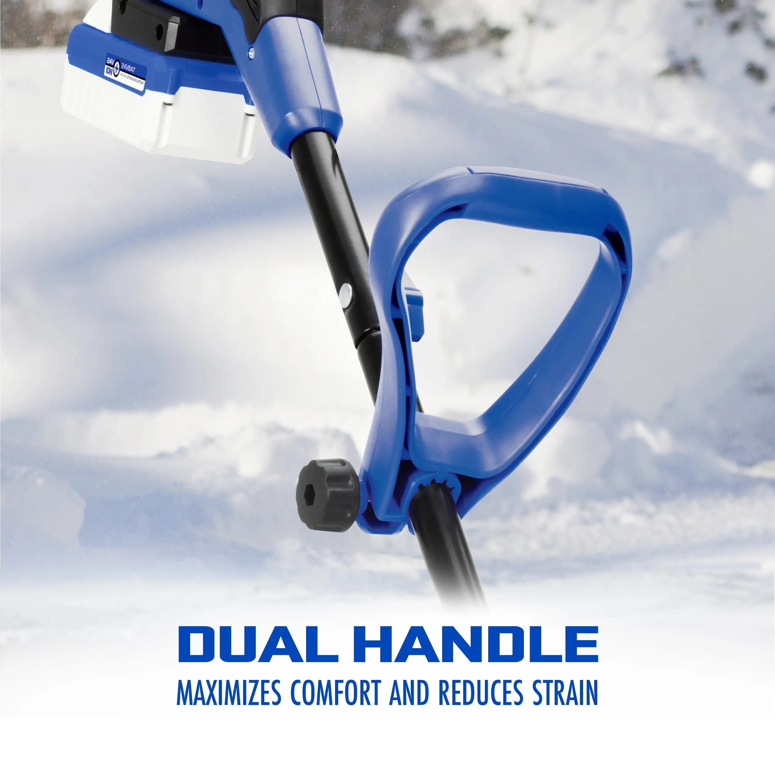 Snow Joe 24V-SS13-XR 24-Volt* IONMAX Cordless Snow Shovel Kit | 13-Inch | W/ 5.0-Ah Battery and Charger