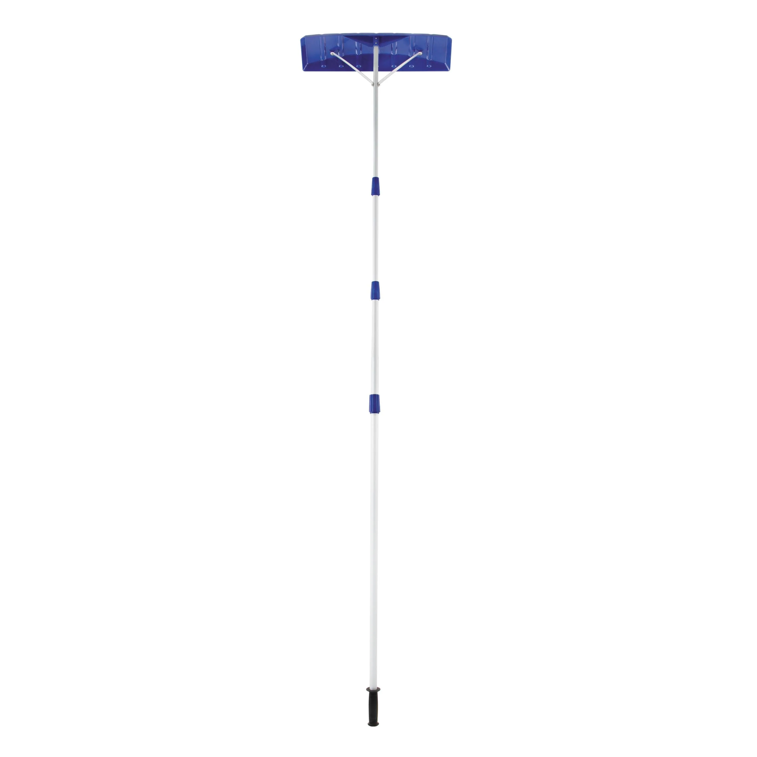 Snow Joe RJ204M Telescoping Snow Shovel Roof Rake | 21-Foot Extension | Poly Blade