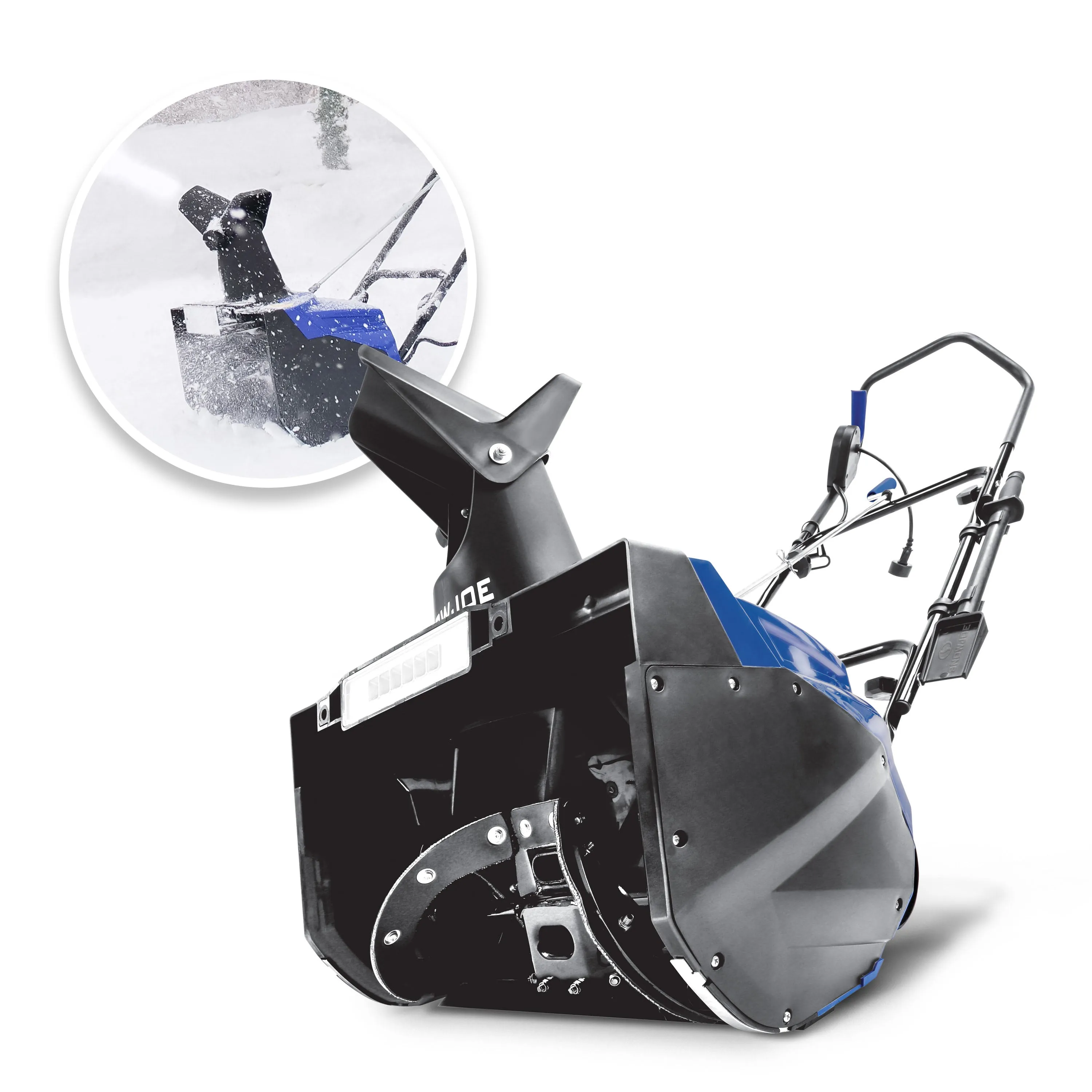 Snow Joe SJ623E Electric Walk-Behind Single-Stage Snow Blower W/ Headlight | 18-inch | 15-amp