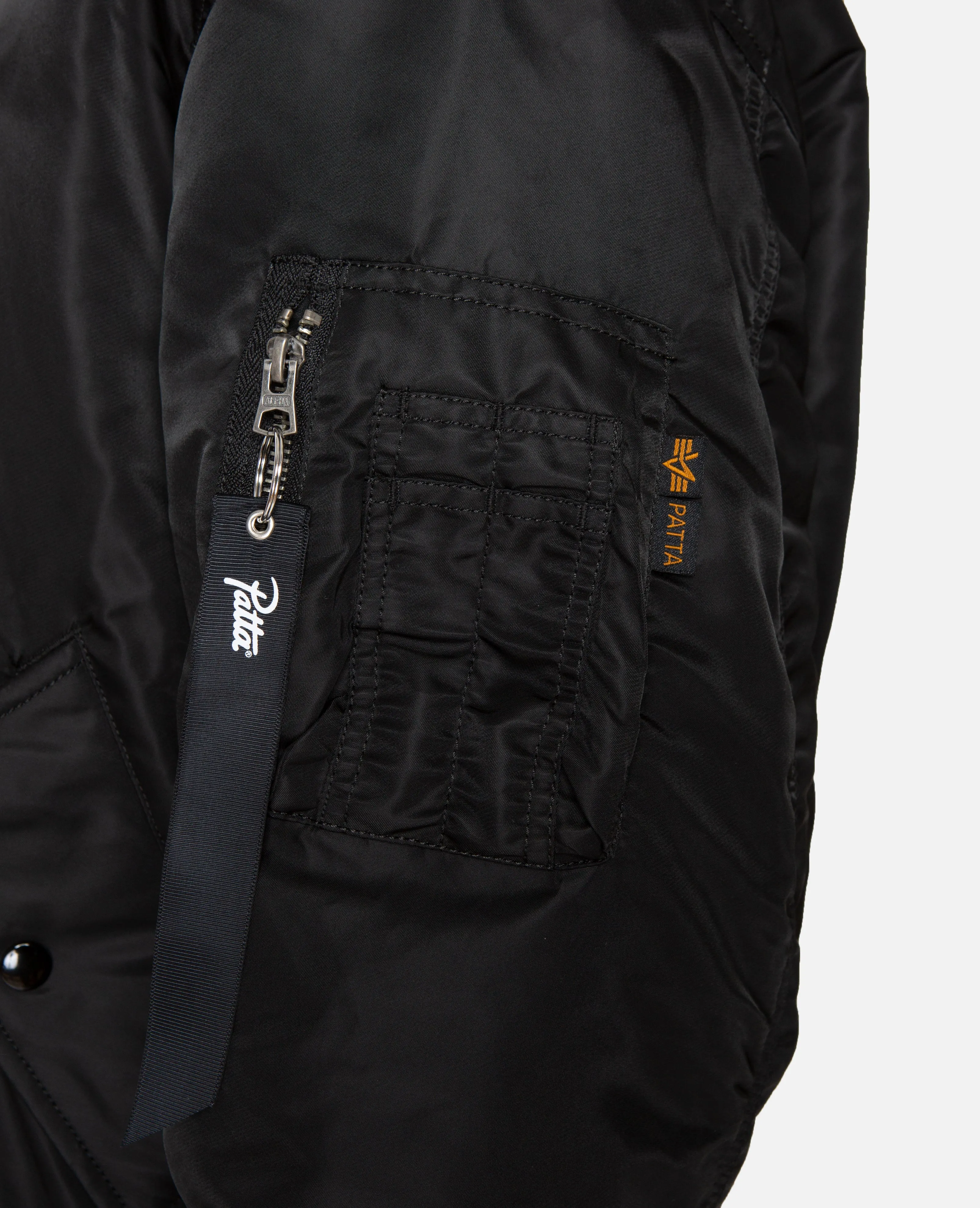 Store Exclusive: Patta x Alpha Industries MA-1 Milano Jacket (black/sage)