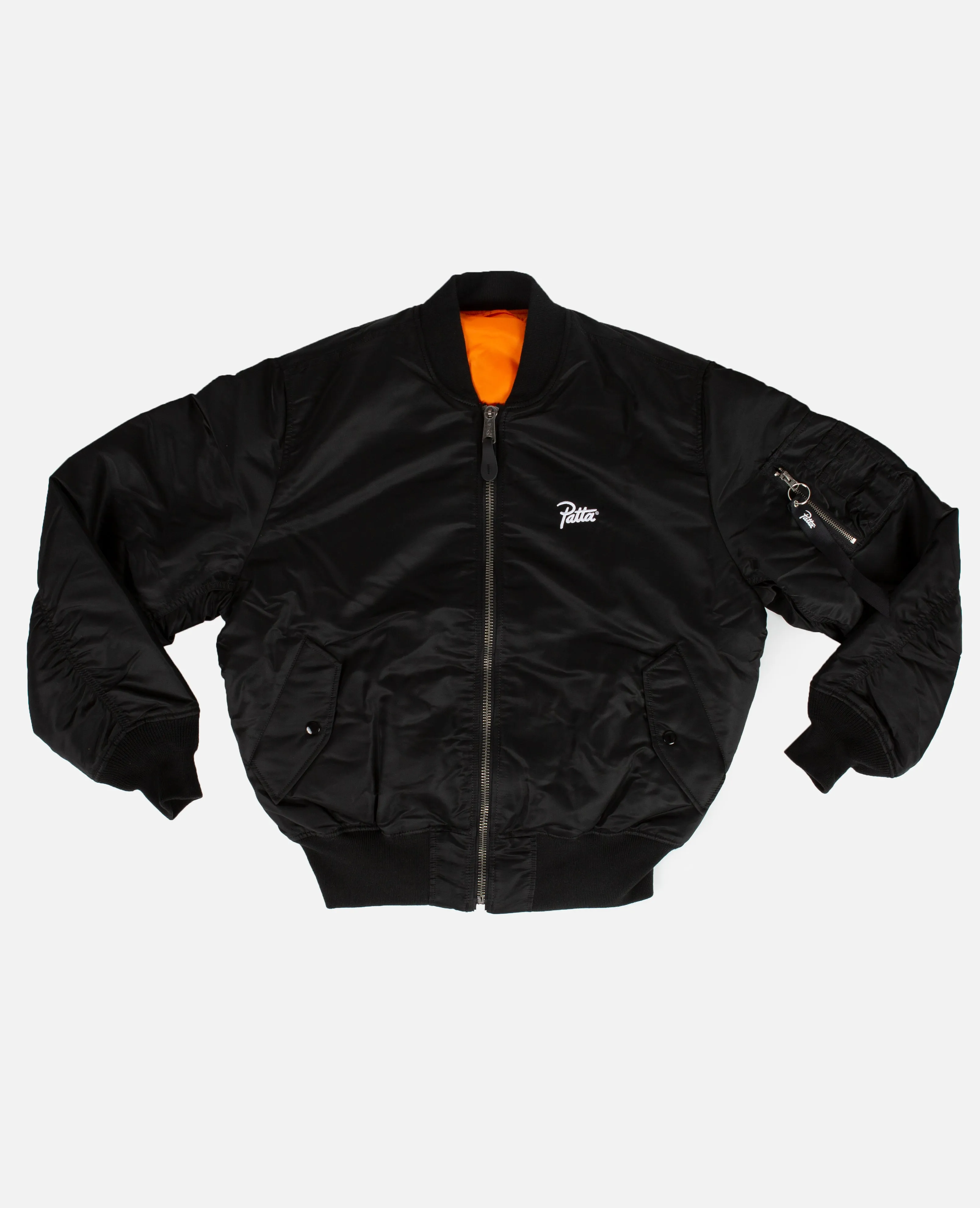 Store Exclusive: Patta x Alpha Industries MA-1 Milano Jacket (black/sage)