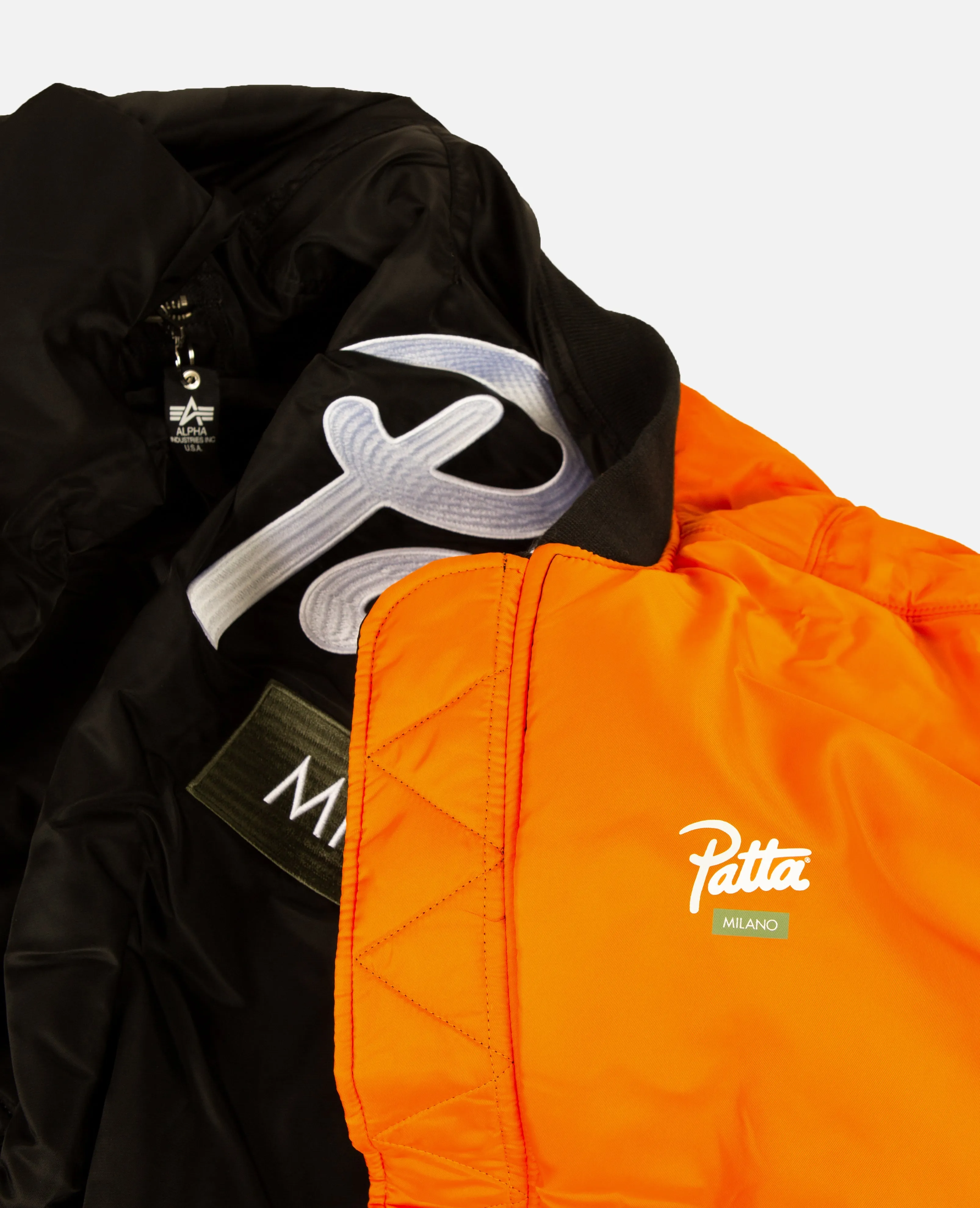 Store Exclusive: Patta x Alpha Industries MA-1 Milano Jacket (black/sage)