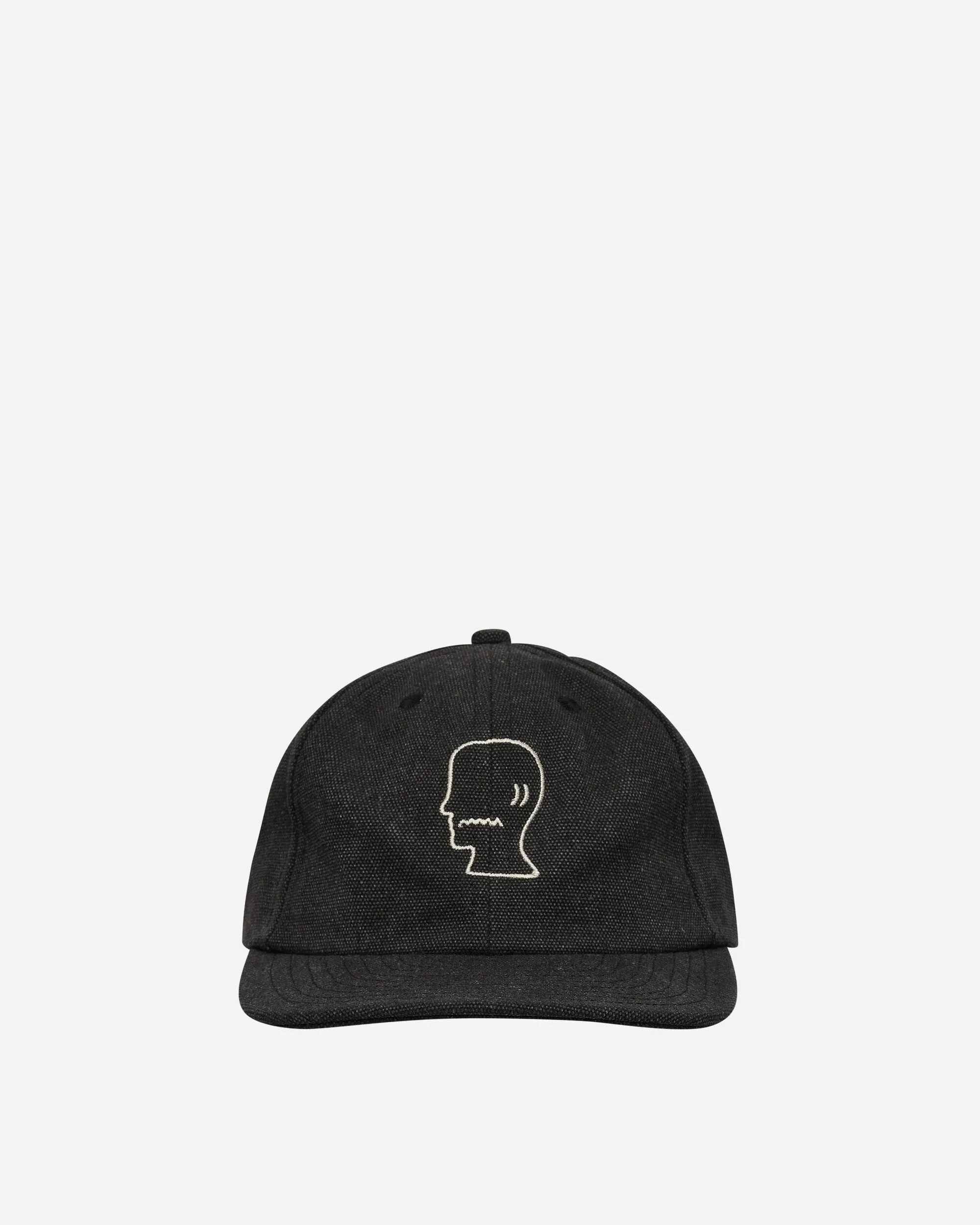 Washed Twill Logohead Hat Black